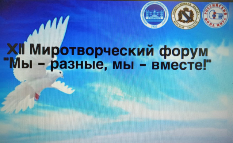 Миротворческий форум "Мы - разные, мы - вместе!".